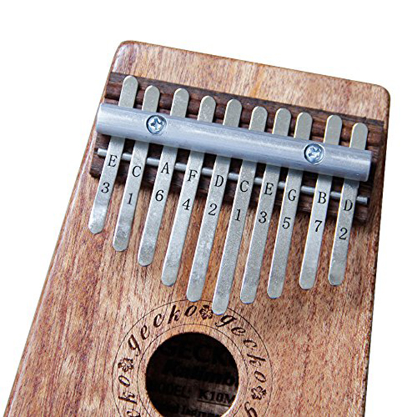 Đàn Kalimba 10 Phím Gỗ Mahogany Gecko K10M Kèm Hộp Đựng