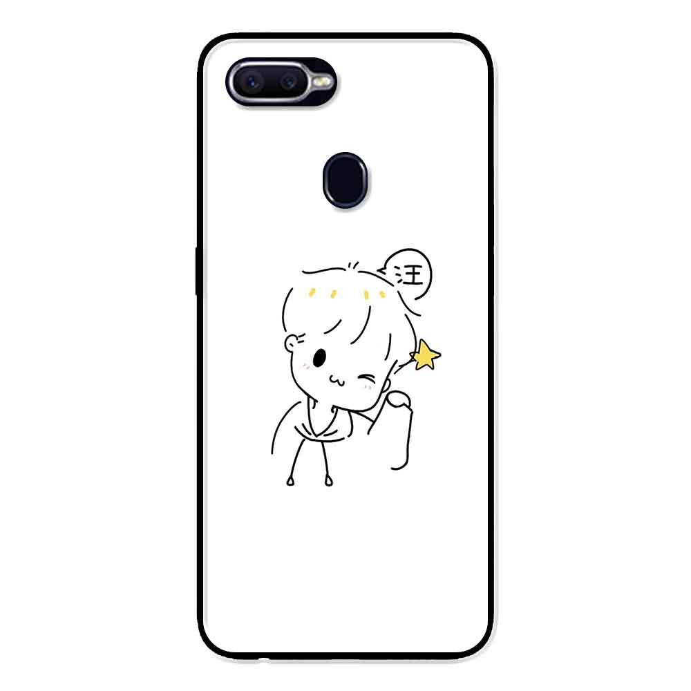 Ốp Lưng in cho Oppo A7 Mẫu Chàng Đáng Yêu - Hàng Chính Hãng