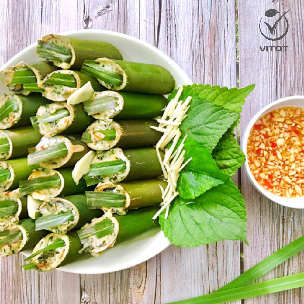 - CHẢ ỐC NỨA VITOT ĐẶC SẢN XỨ TUYÊN 1 KHAY 12 MIẾNG