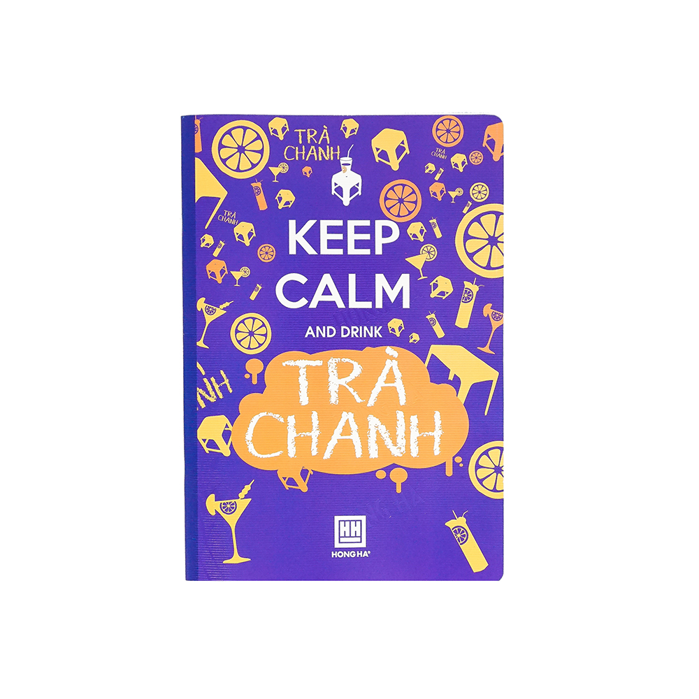 Vở kẻ ngang 72 trang Keep Calm &amp; Trà Chanh 1398 (15 quyển)