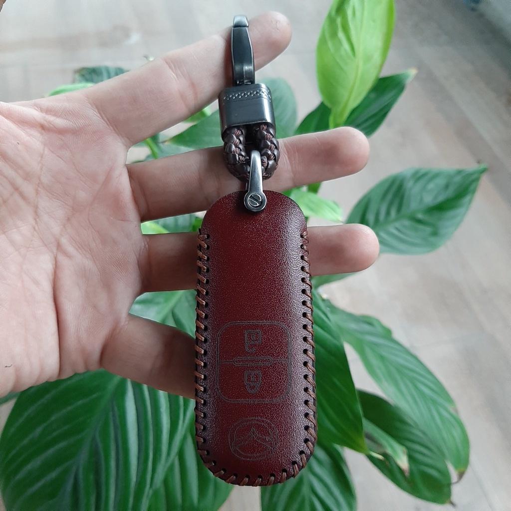 Bao Da Chìa Khóa Mazda 2,3,6,CX5 . Da Bò Nhập Khẩu ITALIA, Khắc Tên + Số ĐT Chủ Xe. Bảo hành da 2 năm