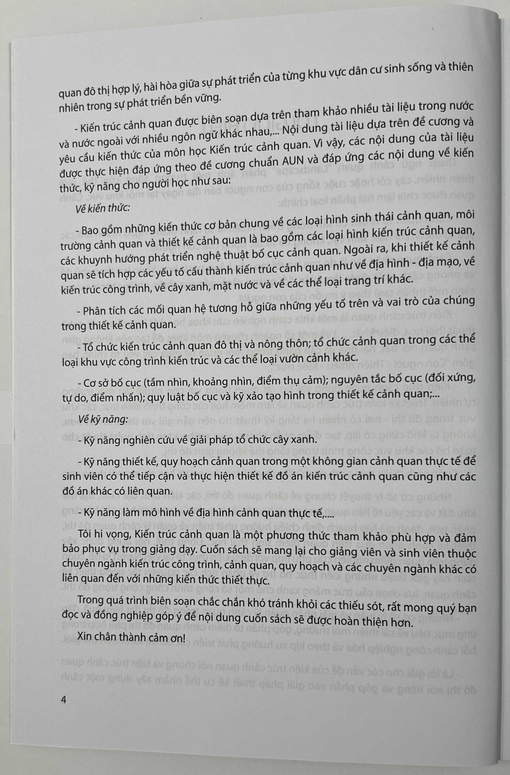 Sách - Kiến TRúc Cảnh Quan