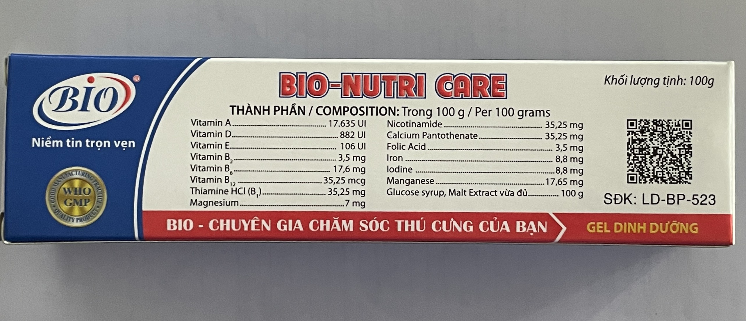 BIO NUTRI CARE 100G - BỔ SUNG DƯỠNG CHẤT, VITAMIN, KHOÁNG CHO CHÓ MÈO