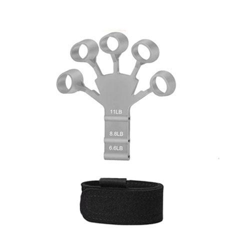 Trình huấn luyện ngón tay Silicone kìm kẹp tay cầm mạnh mẽ ngón tay tay cầm tay cầm tay huấn luyện tập thể dục đào tạo tập thể dục sức mạnh tay Color: Hollow black grey 1