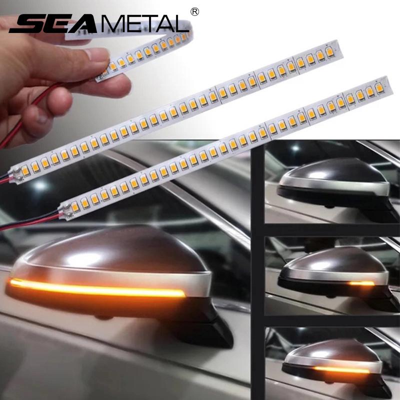 Dòng đèn ô tô dải đèn xi nhan gương chiếu hậu cốp sau ô tô