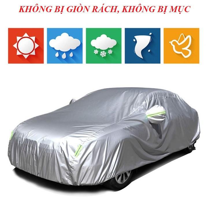 Bạt phủ ô tô, áo trùm xe, bạt che nắng mưa VẢI DÙ dành cho xe MAZDA 3