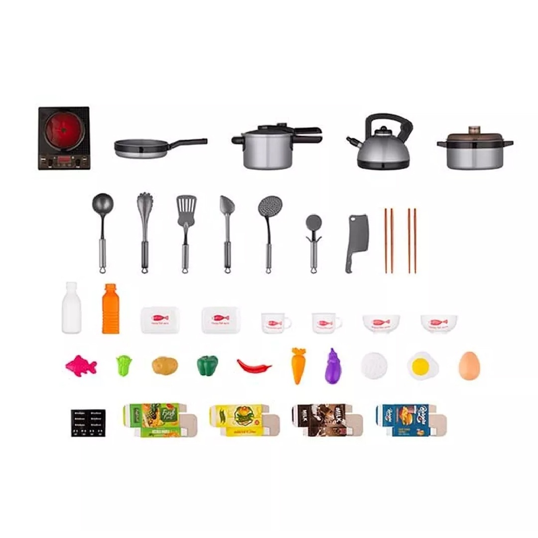 Bộ Đồ Chơi Tập Nấu Ăn PLAYHOUSE 36 Chi Tiết Cho Bé