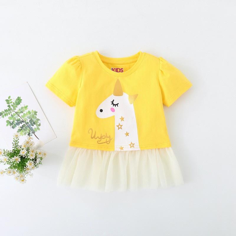 TA264 CheerKids - XT0201 Áo váy Pony ngắn tay cho bé gái