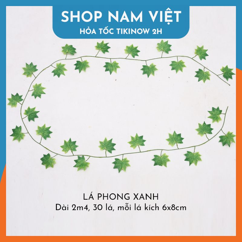 Dây Leo Lá Cây Nhân Tạo Trang Trí Sân Vườn, Nhà Cửa