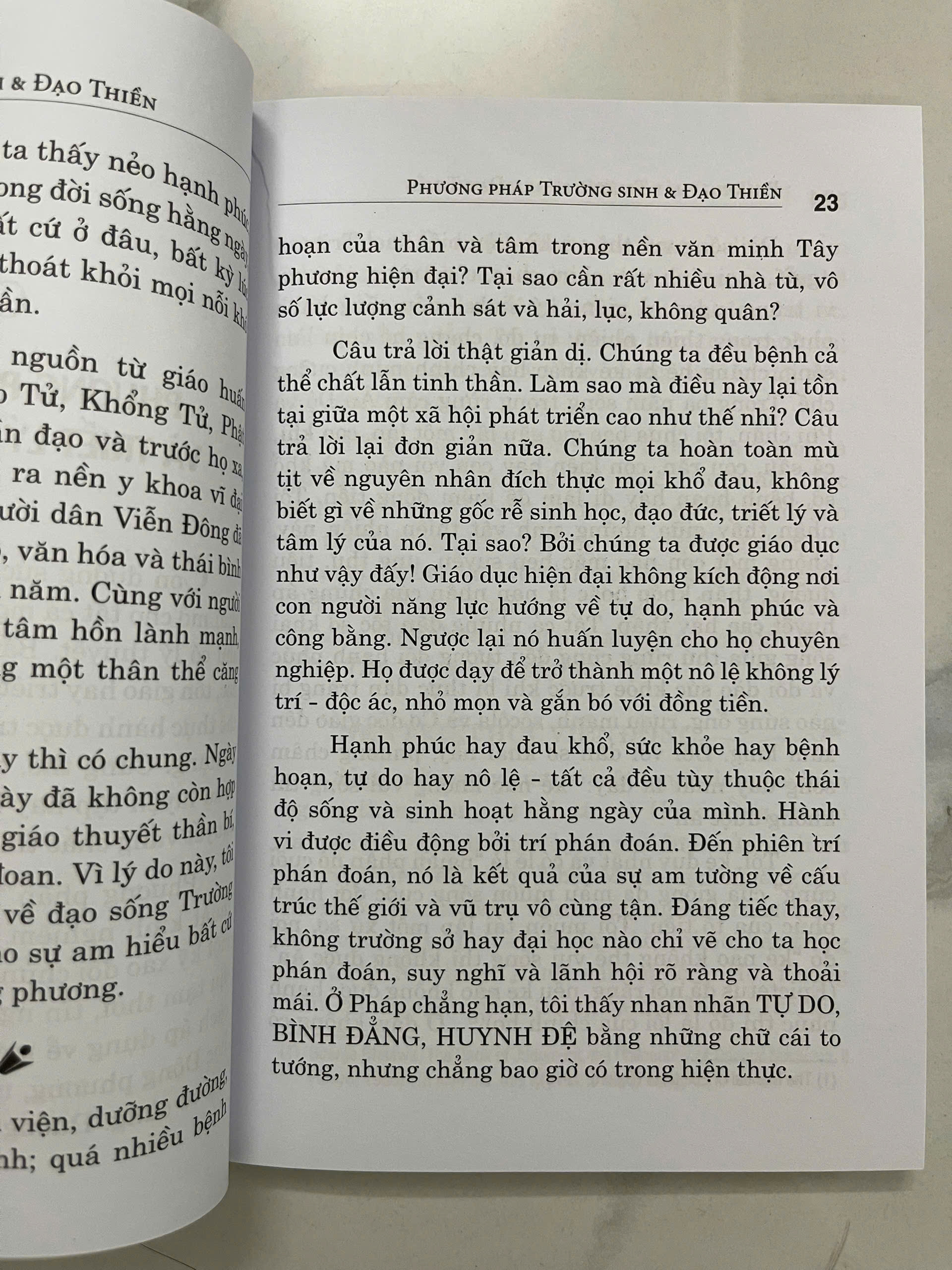 Phương Pháp Trường Sinh Và Đạo Thiền (Tái Bản)