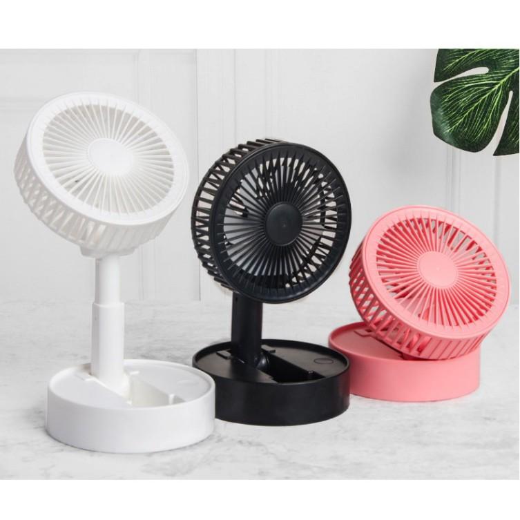 Quạt Mini Để Bàn Sạc Tích Điện Gấp Gọn USB Fan A9