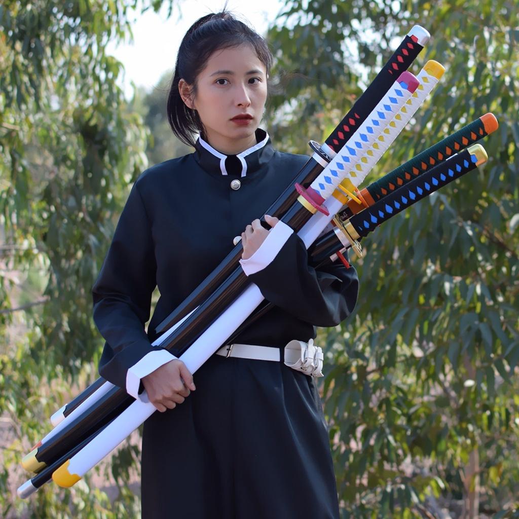 Đạo cụ Cosplay nhân vật katana, Rengoku Kyoujurou kimetsu no yaiba, Zoro, thanh enma onepiece