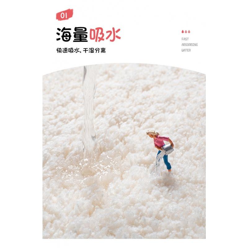 Thảm Lót Sàn Thấm Hút Nước Chống Trượt Cho Phòng Tắm/Phòng Ngủ/Nhà Vệ Sinh