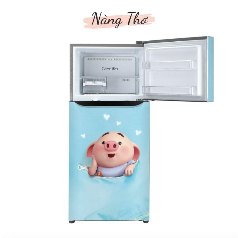 Decal dán tủ lạnh