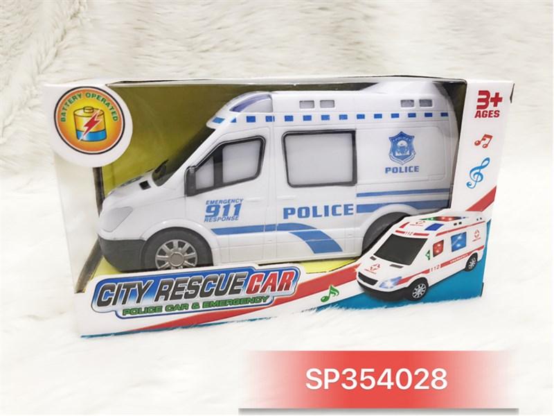 SP354028 - HỘP XE CS PIN NHẠC ĐÈN 911 City Rescue Car 872, 873