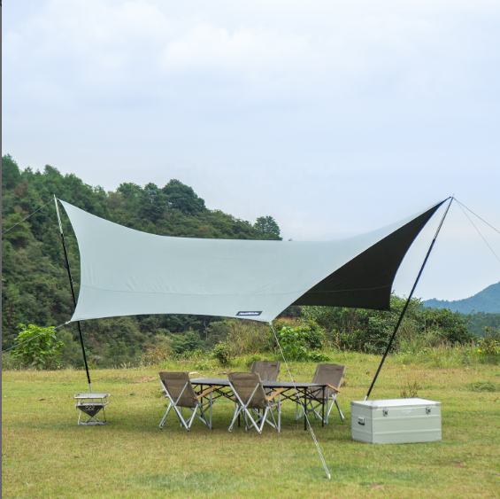 Ăng dã ngoại lục giác phủ lớp chống nắng Vinyl diện tích 20m2 NatureHike NH20TM087