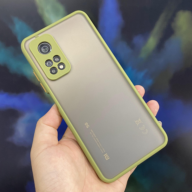 Ốp lưng cho Xiaomi Mi 10T Pro 5G - Redmi K30S trong nhám viền màu che camera