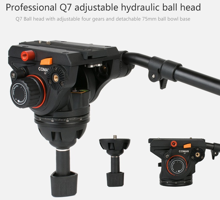 Đầu quay Ball head Coman Q7, Hàng chính hãng