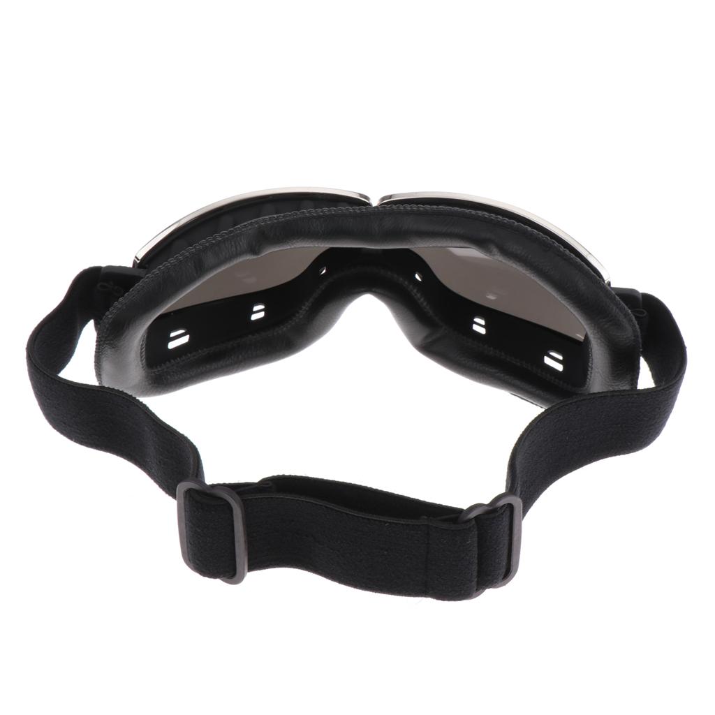 Retro Vintage Cruiser Motorcycle Scooter Goggles Dirt Bike Glasses #4