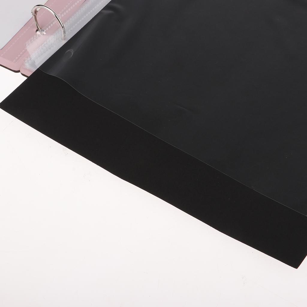 Scrapbook, 29 Black Pages Photo Album, 11.2 x 11.2 inch Great for Craft Paper DIY Anniversary, Wedding, Valentines Day Gifts