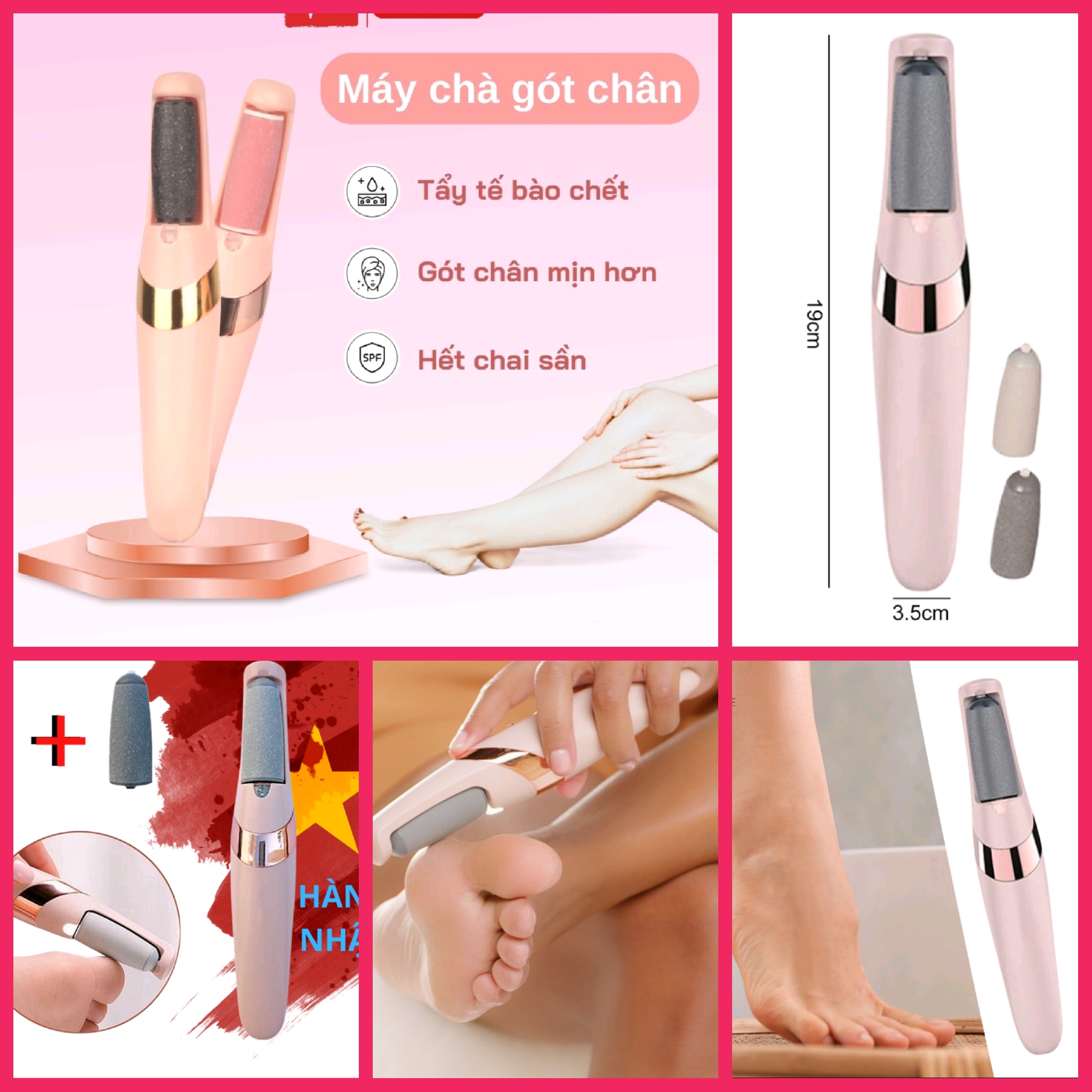 SIÊU GIÁ VỚI MÁY CHÀ GÓT CHÂN TẨY CÁC TẾ BÀO CHẾT TRÊN DA CAO CẤP