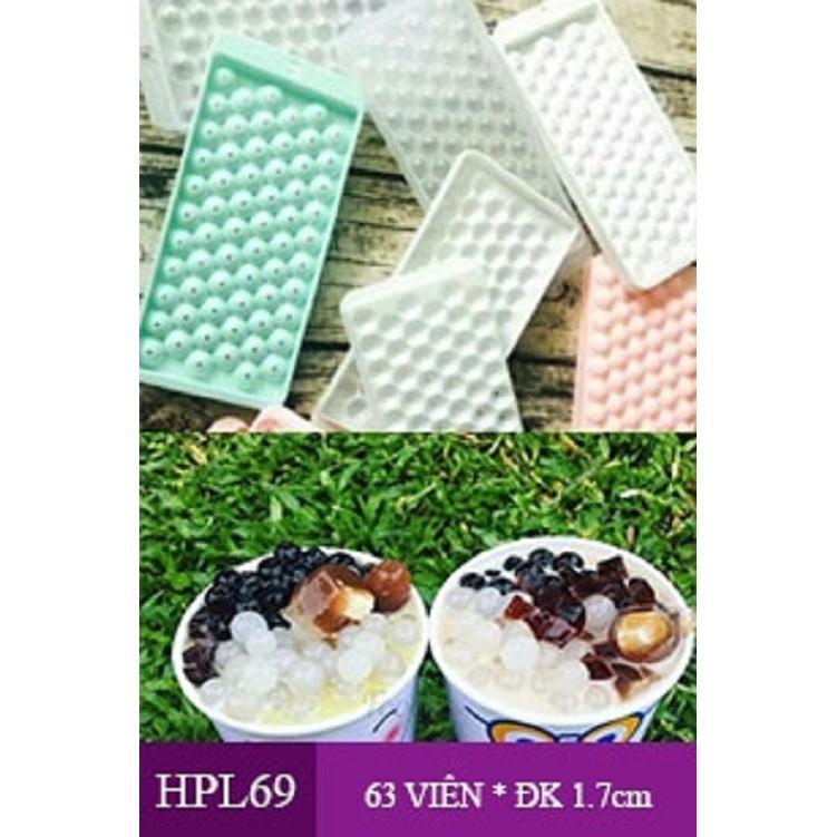 Khuôn nhựa làm thạch 63 viên