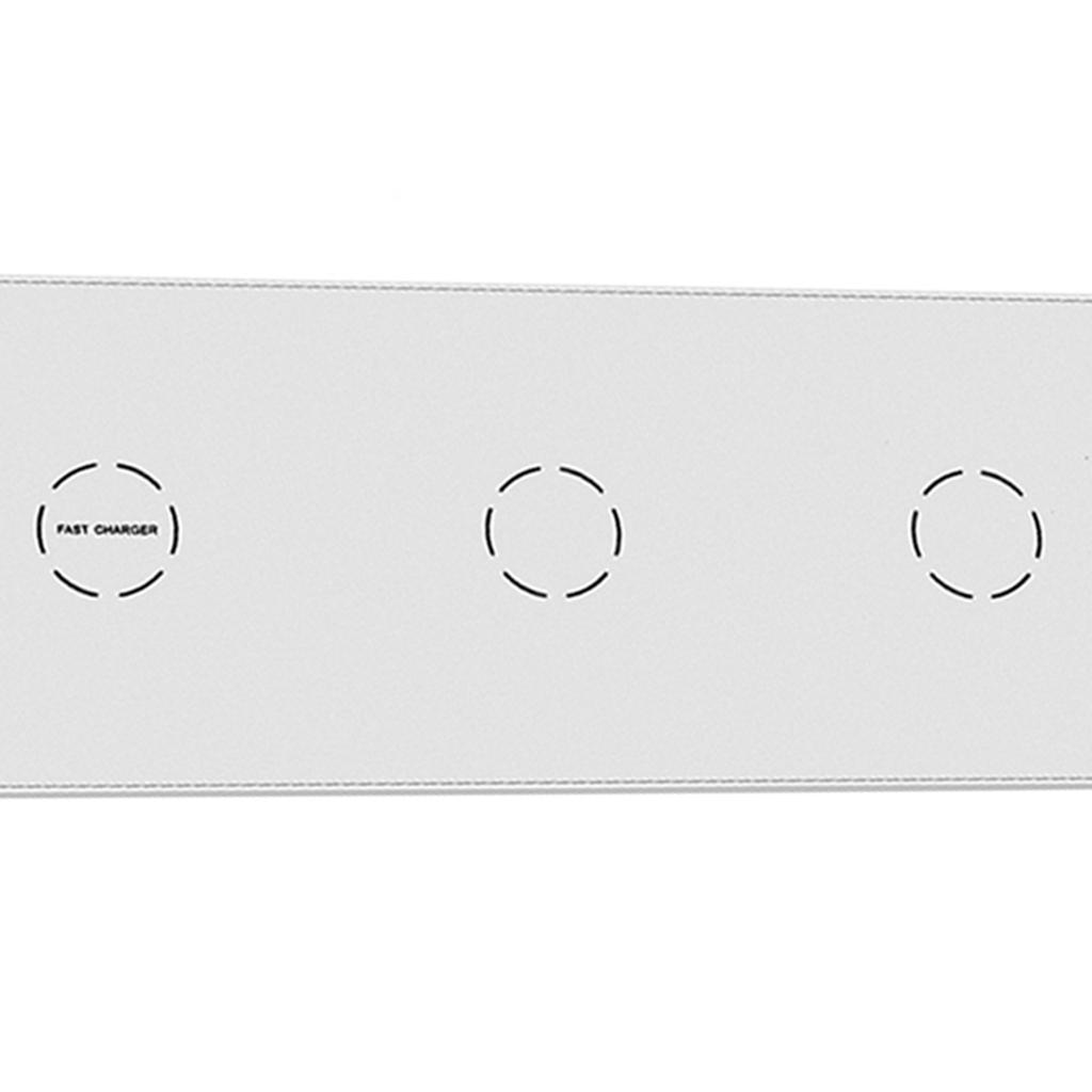 3 In1 Wireless Fast Charger Charging Stand Dock Pad For IWatch Phone US Plug