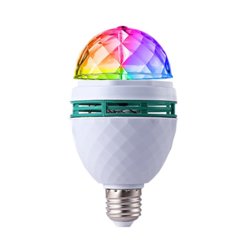 Đèn Led Xoay 7 màu tự động