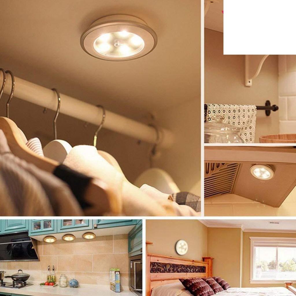 Bộ 3 Đèn led đa năng dán tường cao cấp - Đèn LED Dán Tủ Quần Áo