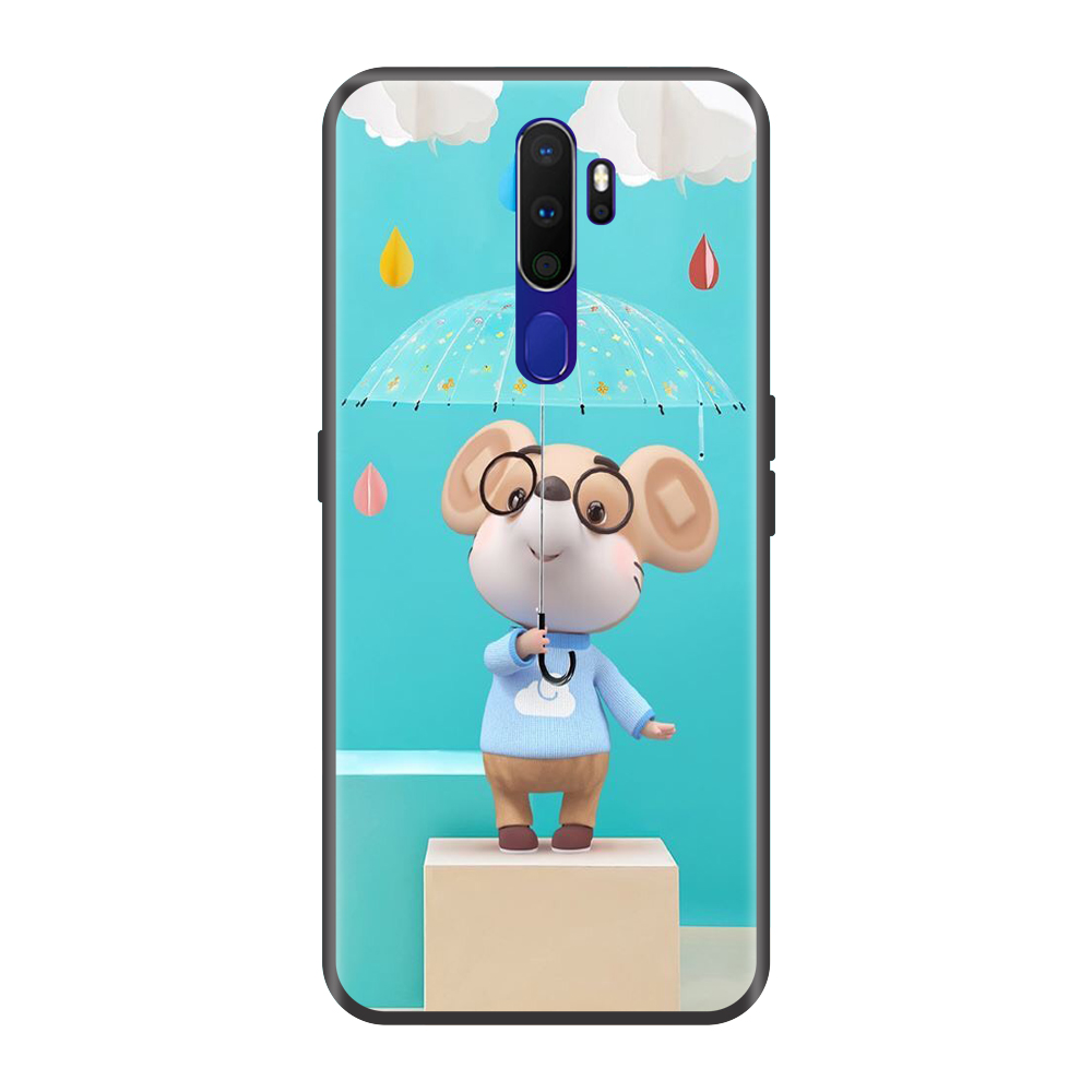 Ốp lưng TPU viền dẻo cho điện thoại OPPO A9 2020 Hình Chuột Tết 2020 - Mẫu 20