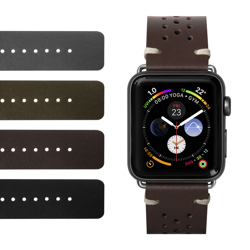 HÀNG CHÍNH HÃNG - Dây đeo Laut Heritage For Apple Watch Series 1~7 &amp; SE ( 42/44mm) Chất liệu cao cấp chính hãng, đã được qua xử lý nên có độ bền rất cao