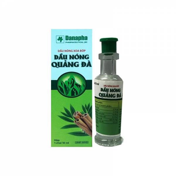 Dầu nóng Quảng Đà 10ml - Hương Quế