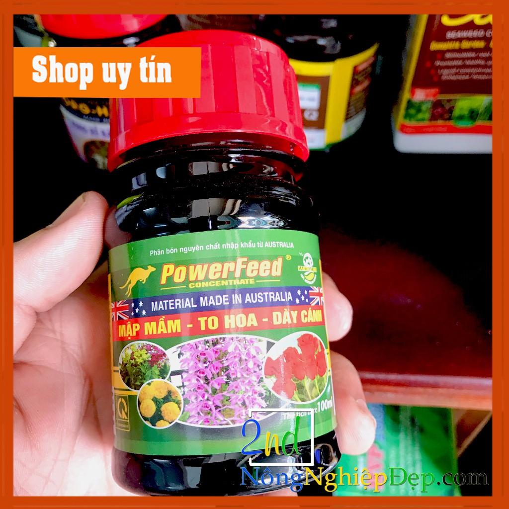 Phân Cá KHÔNG MÙI PowerFeed 100ml - Siêu Đẻ Nhánh, Mập Thân, Dày Lá