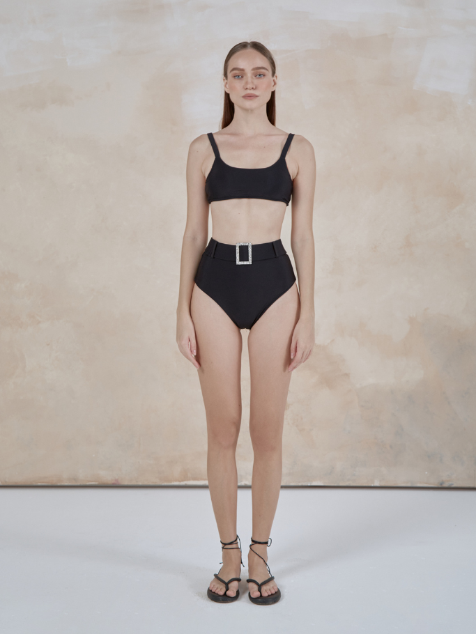 COCO SIN - Bikini Đen Phối Khoen