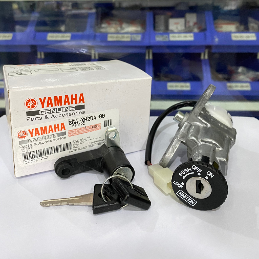 Bộ ổ khóa chính hãng dùng cho xe máy Yamaha Sirius - B6AXH25A0000