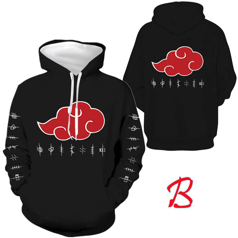 BST Áo hoodie Naruto in hình nhân vật uchiha - itachi Akatsuki mẫu đẹp