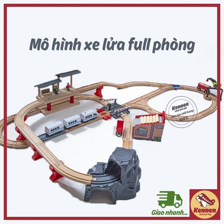 Mô hình xe lửa siêu bự full phòng cho bé kích thước 1m3*0.9m