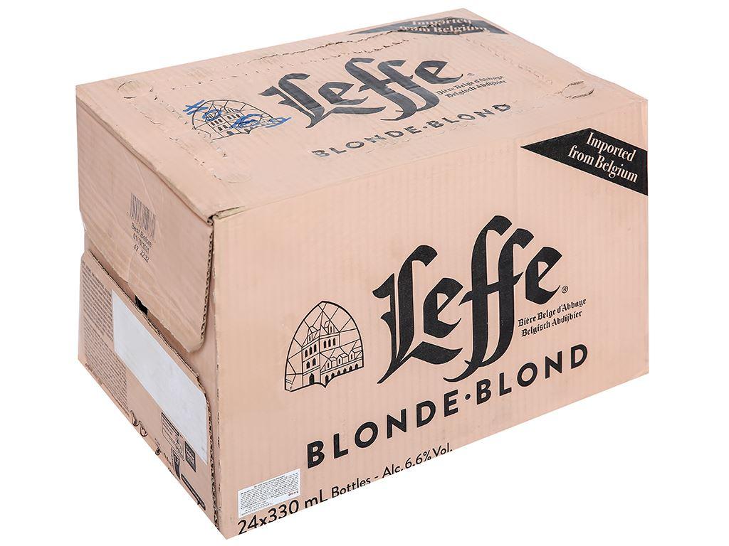 BIA LEFFE BLONDE THÙNG 24 CHAI 330ml