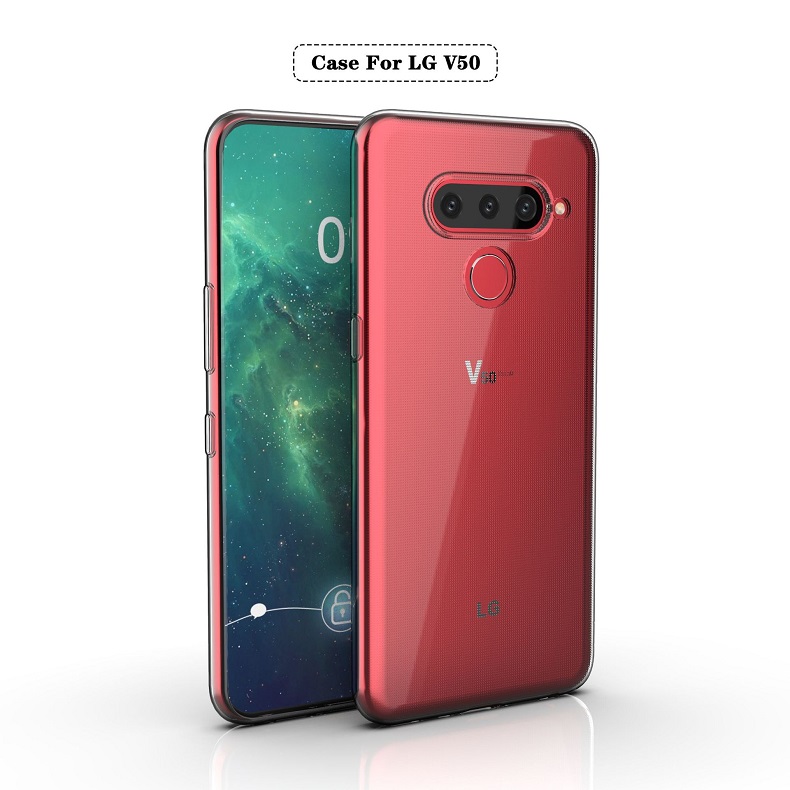 Ốp lưng dành cho LG V50 silicon dẻo trong suốt Loại A+