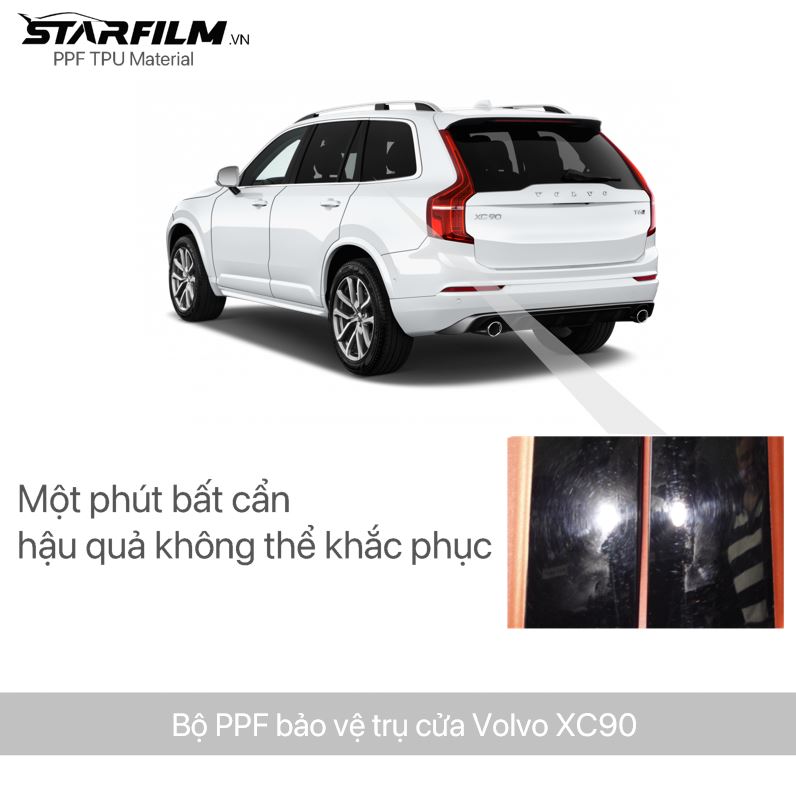 Volvo XC90 PPF TPU Trụ bóng chống xước tự hồi phục STARFILM