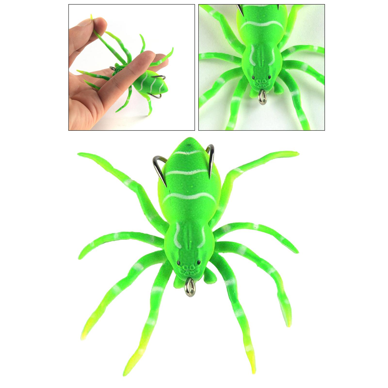 Spider Soft Bait 3.1" Bait Artificial Lures Fishing Lure Outdoor Type 1