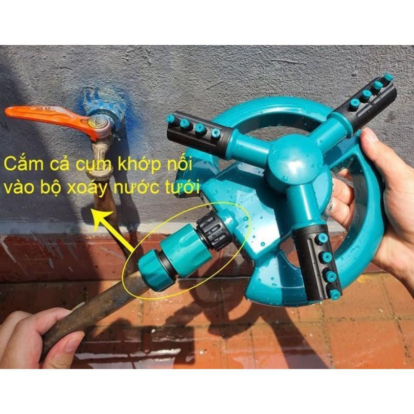 Vòi Phun Nước Tưới Vườn Xoay 360 Độ Tự Động (mua 1 được 2 )