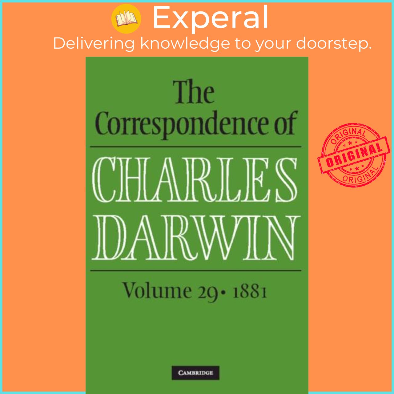 Sách - The Correspondence of Charles Darwin: Volume 29, 1881 by Frederick Burkhardt (UK edition, hardcover)