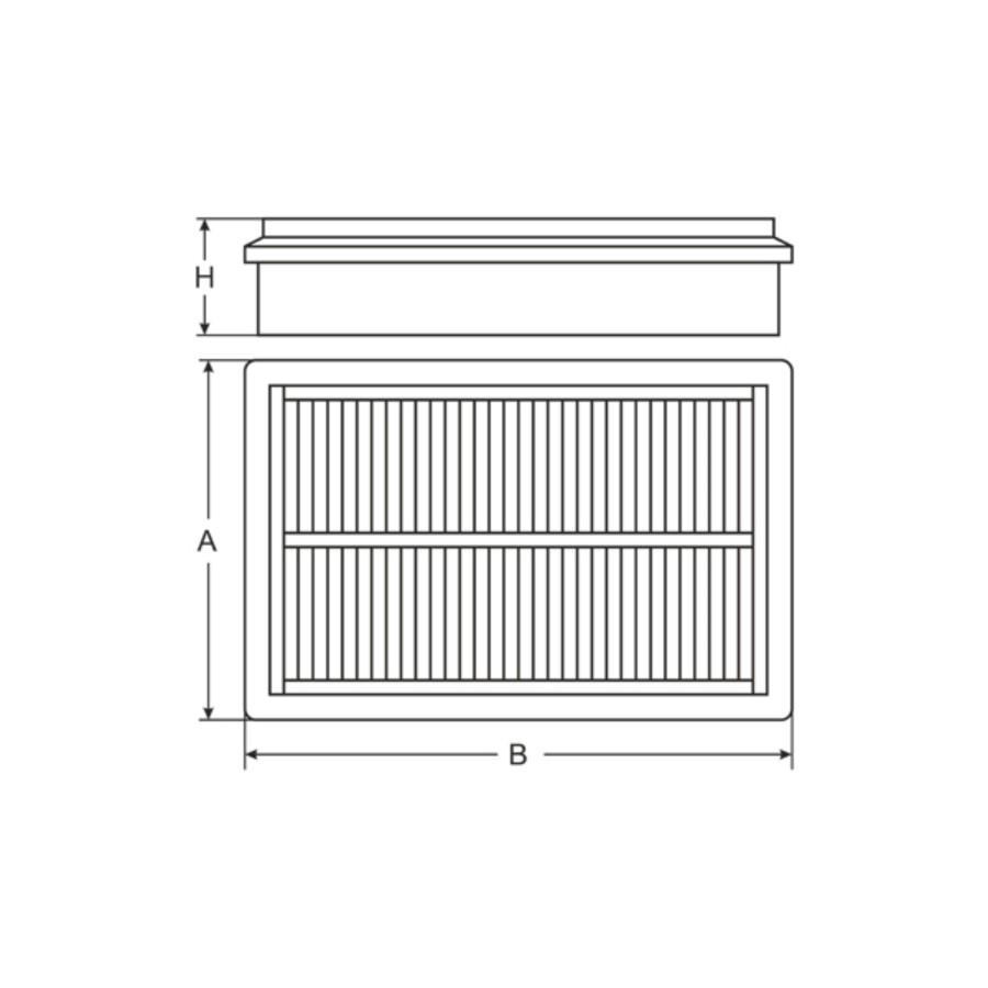 Lọc gió động cơ dành cho cho xe Subaru Forester 09-, Legacy 12-, Levorg 15-, Outback 12-, WRX 14-, XV 12-