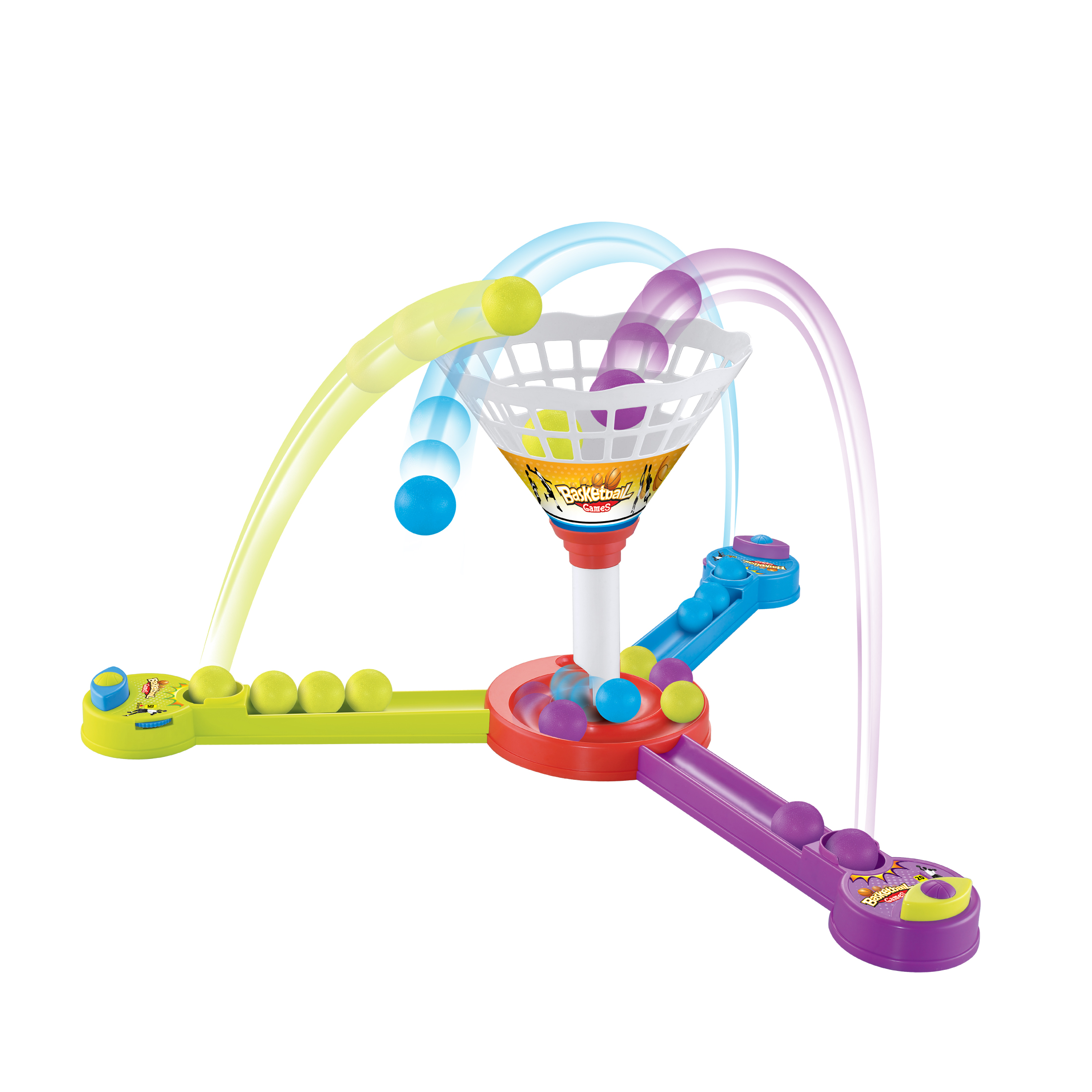 Đồ Chơi Bộ Bắn Bóng 4 TOONYKIDS - Đồ Chơi Vận Động Cho Bé - GUNNY BALL TN148