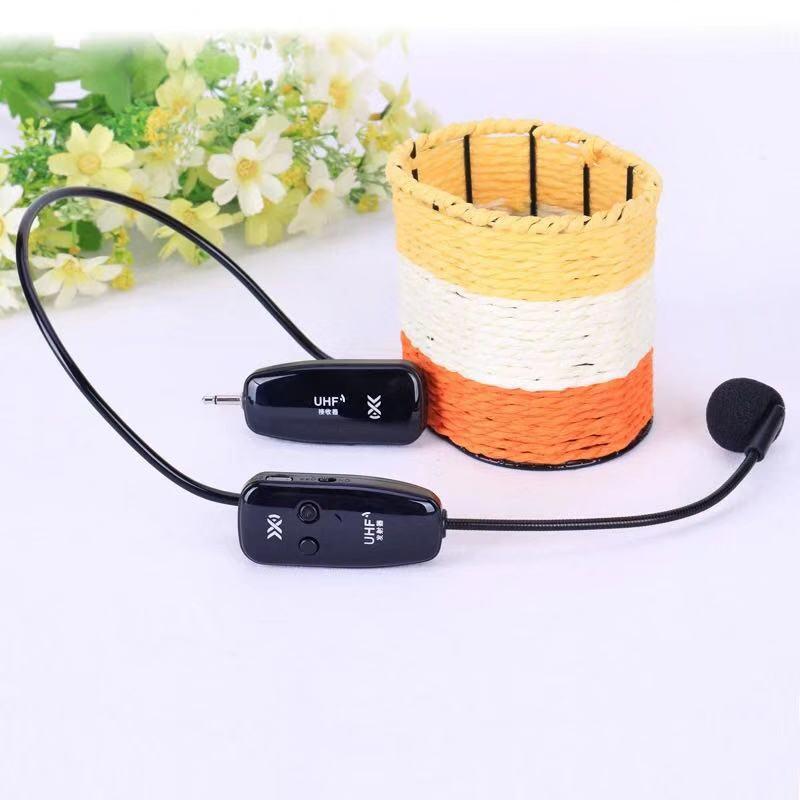 Micro không dây UHF phong cách mới nhất giáo viên loa ong nhỏ hiệu suất tai nghe sân khấu chung micro gắn trên đầu