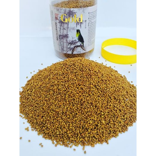 Cám chim vành khuyên Gold Hộp Nắp vàng - Hộp 250 gram