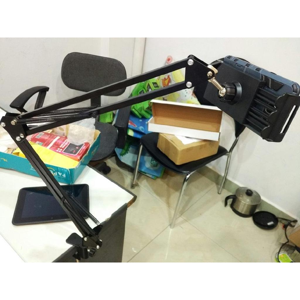 Giá đỡ điện thoại, Kẹp điện thoại, Ipad đa năng xoay 360 độ 3 khớp điều chỉnh cao cấp