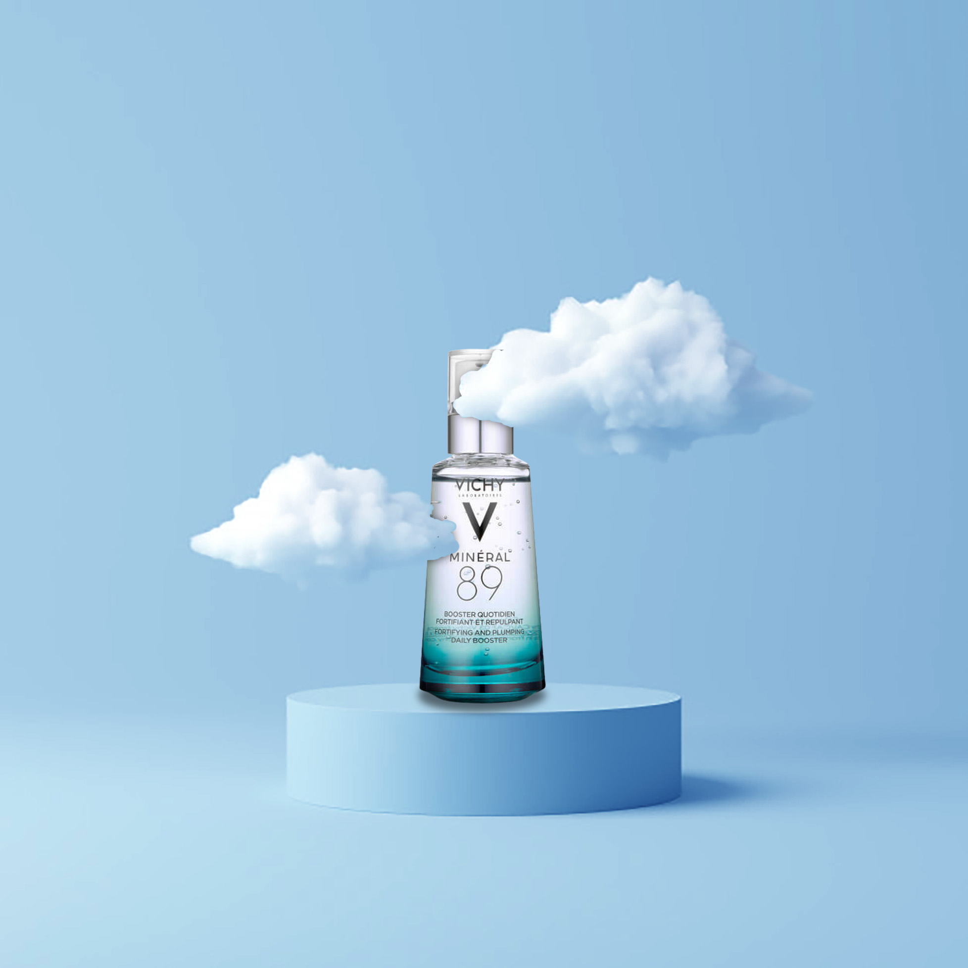 Dưỡng Chất Khoáng Cô Đặc Phục Hồi Và Bảo Vệ Da Vichy Mineral 89 tặng kèm băng đô mèo xinh xắn
