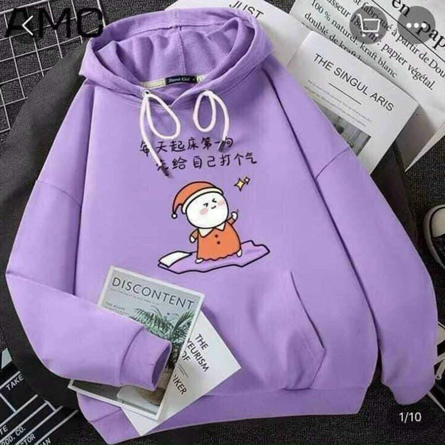 ÁO KHOÁC HOODIES NỮ NHIỀU MÀU XINH XẮN,THIẾT KẾ HỌA TIẾT SINH ĐỘNG